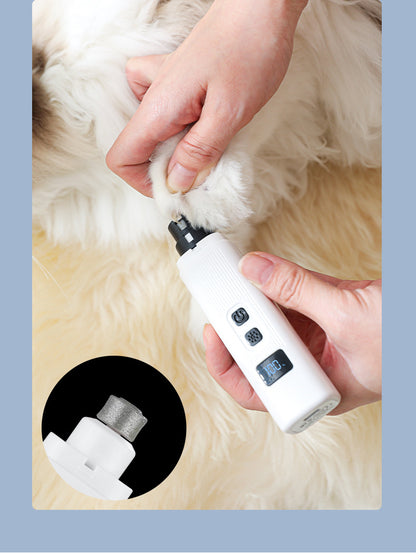 Pet Nail Grinder Clipper with Light for Dogs Cats