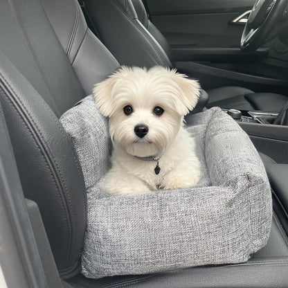 Premium Pet Car Seat for Dogs and Cats Comfortable Travel Bed with Non-Slip Mat Washable Car Sofa Cushion