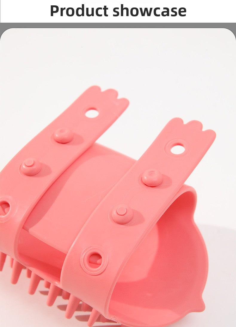 Cat Soft Rubber Corner Table Scratcher with Itch Relief Massage