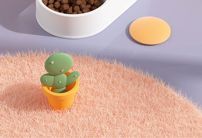 Automatic Cat Water Fountain 2L Large Capacity Quiet USB Powered Pet Water Dispenser for Cats Dogs with LED Light and Water Level Indicator