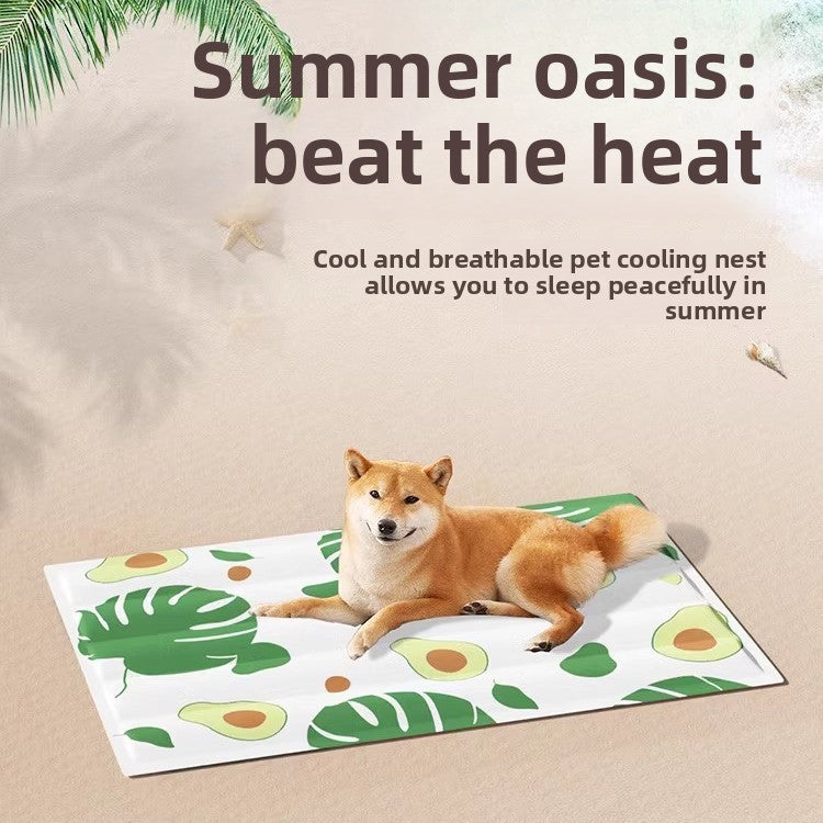 Dog Cat Summer Ice Mat Pet Cooling Sleeping Pad Nest Cooling Artifact
