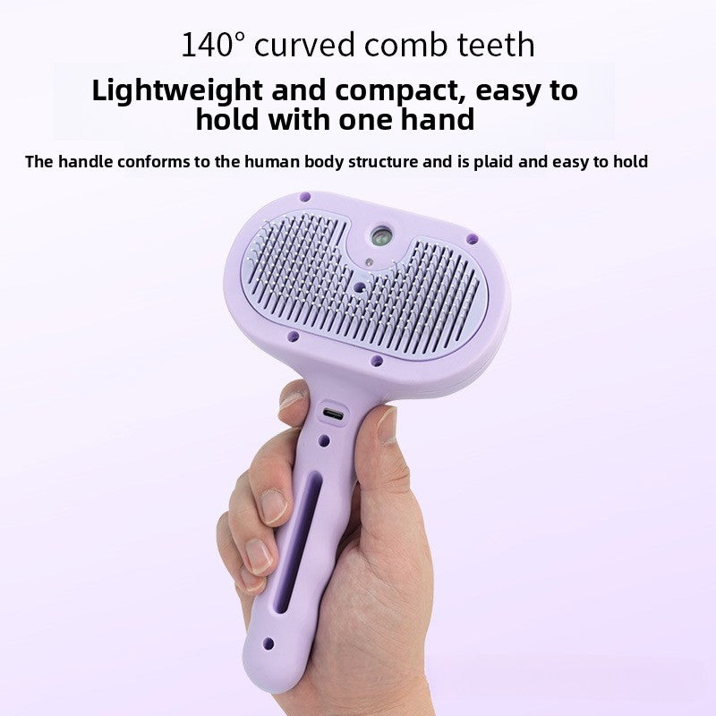 Blue Light Advanced Pet Spray with Non-Flying Hair Needle Grooming Comb
