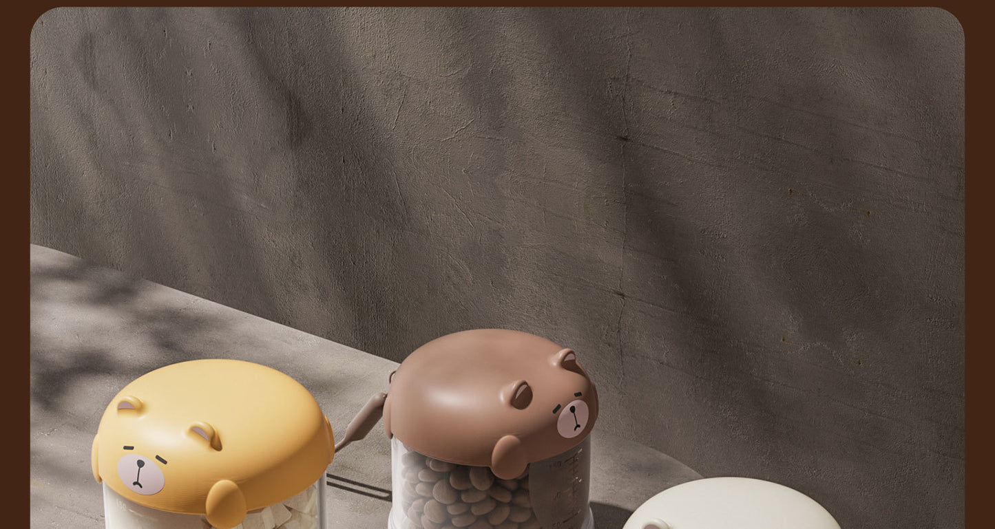 Portable Cat Snack Sealed Box Universal Pet Food Storage Moisture Proof Dispensing Canister