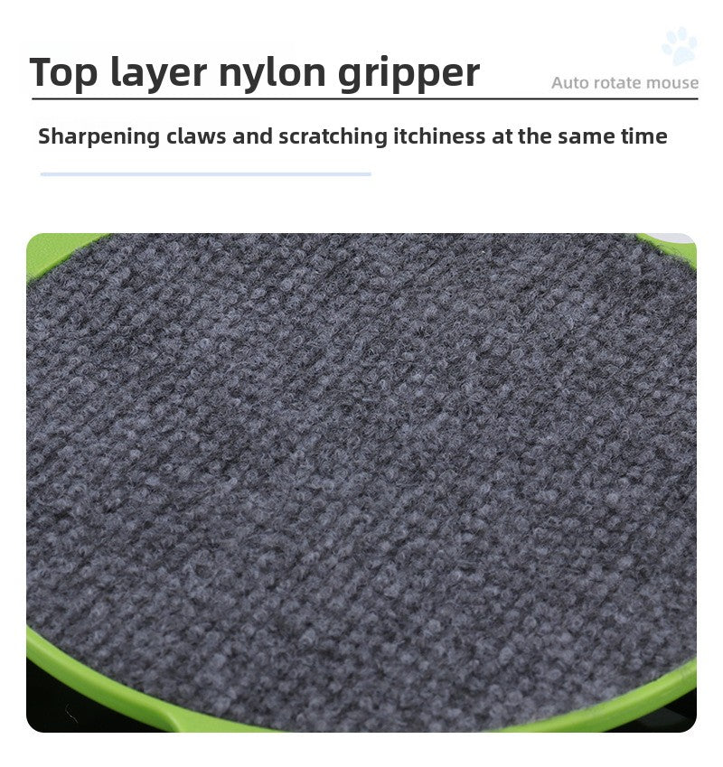 Cat Turntable Puzzle Play Plate Featuring Shadowless Mouse Toy