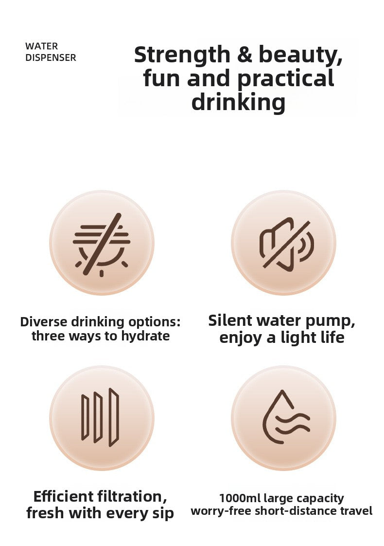 Cat Water Fountain 2L Automatic Circulating Flower Design with LED Light and Filter for Healthy Hydration