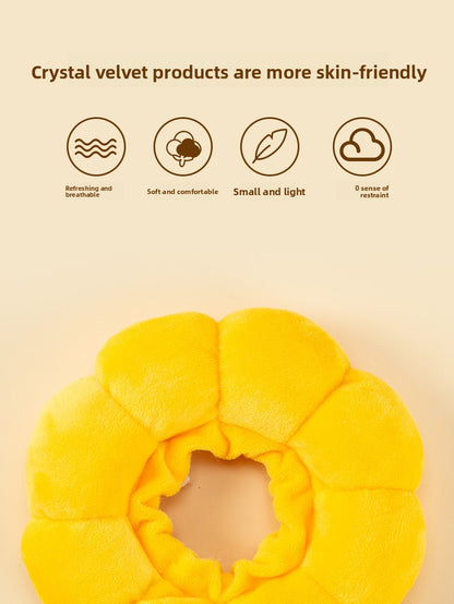 Sunflower Elizabethan Collar Pet Collar Cat Elizabethan Collar Dog Collar Neutering Anti-Lick Collar