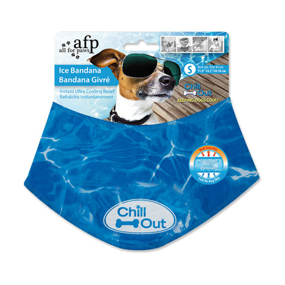 Multiple Sizes Pet Ice Neckband for Summer Anti-Sunstroke Cold Triangle Scarf