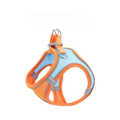 New Pet Vest-Style Pet Harness Reflective Breathable Cat Dog Leash Walking Leash Dropshipping