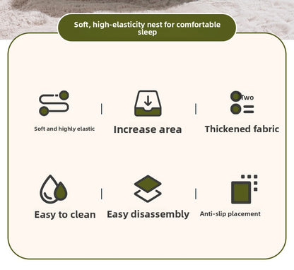 AllSeason Japanese Rattan Cat Bed Internet Famous Summer Mat ExtraLarge Scratch Board