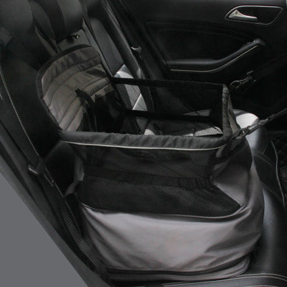 Pet Carrier Car Hanging Nest Gray Pet Travel Mat Pet Seat Dog Cat Front Seat Nest