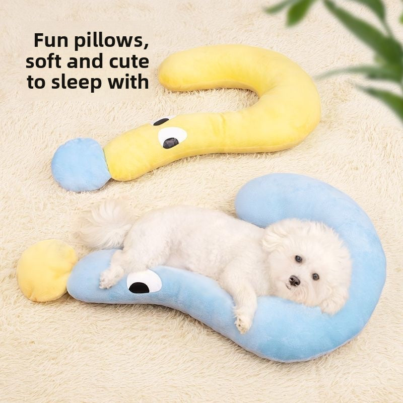 Dog Small Pillow All-Season Toy Pet Mat Neck Protection Pillow Sleeping Cat Special Small Pillow Dog Bed Supplies