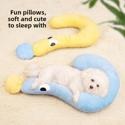 Dog Small Pillow All-Season Toy Pet Mat Neck Protection Pillow Sleeping Cat Special Small Pillow Dog Bed Supplies