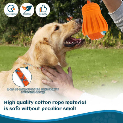 Pet Fetch Training Outdoor Ball Toy Tug for Dogs 6.5cm Tennis