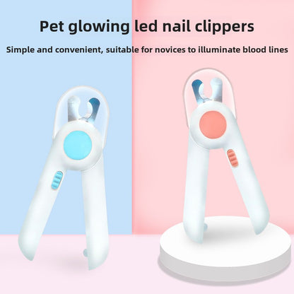 Electric Pet Nail Grinder with LED Light for Dogs and Cats