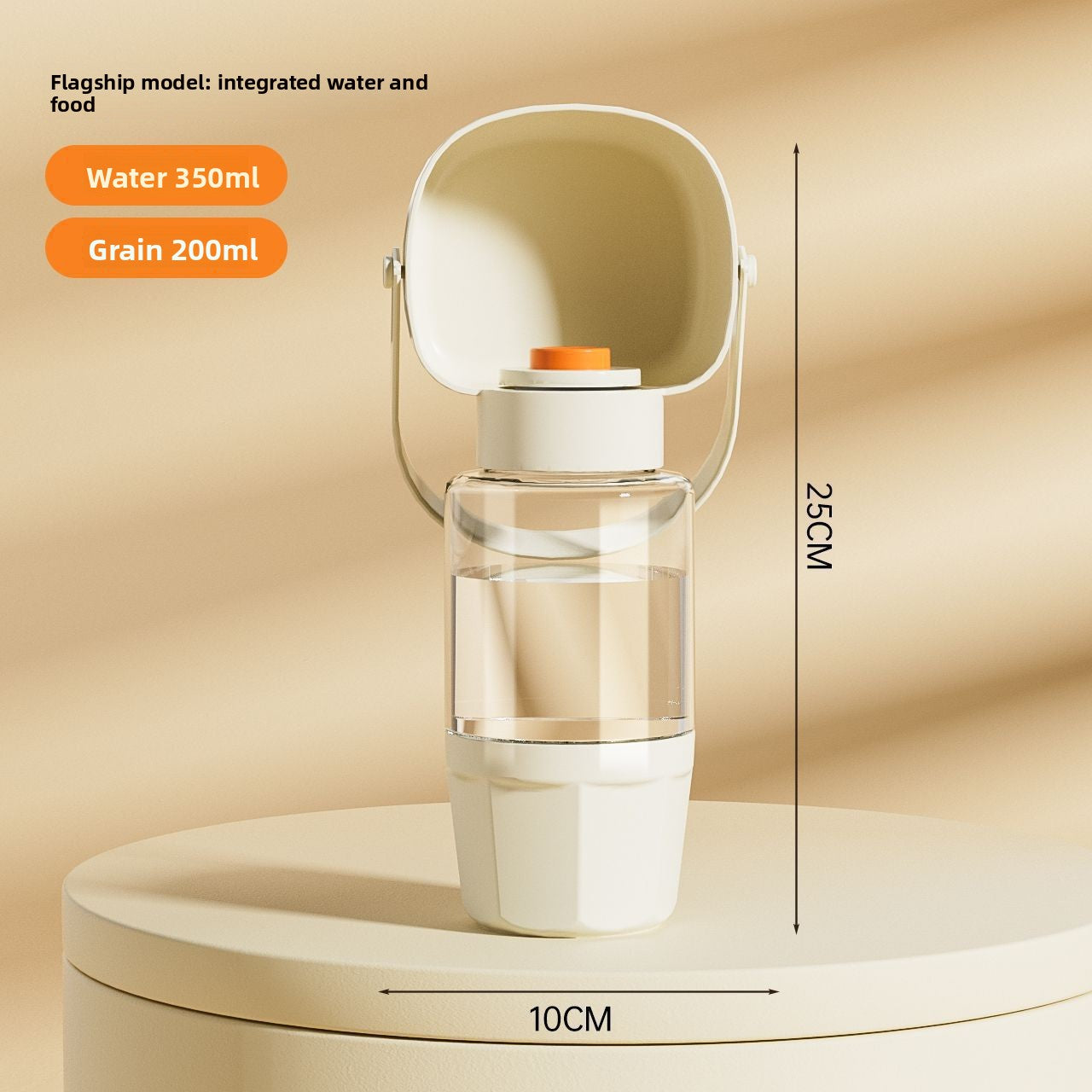 Leakproof Portable Dog Water Bottle Outdoor Travel Water Dispenser with Collapsible Bowl for Dogs On The Go Walking Hiking Camping and Travel