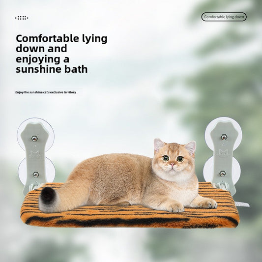 Pet Cat Hammock Suction Cup Foldable Cat Bed Winter Thickened Pet Nest