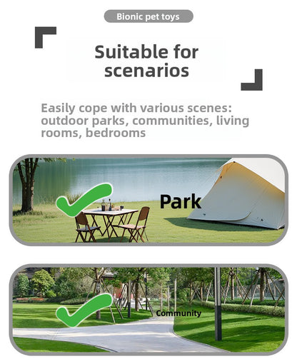 Interactive Cat Toy with Touch Sensitive Sound Plush Bird Hedgehog Capybara Teaser Stick for Teeth Grinding Self Play and Boredom Relief