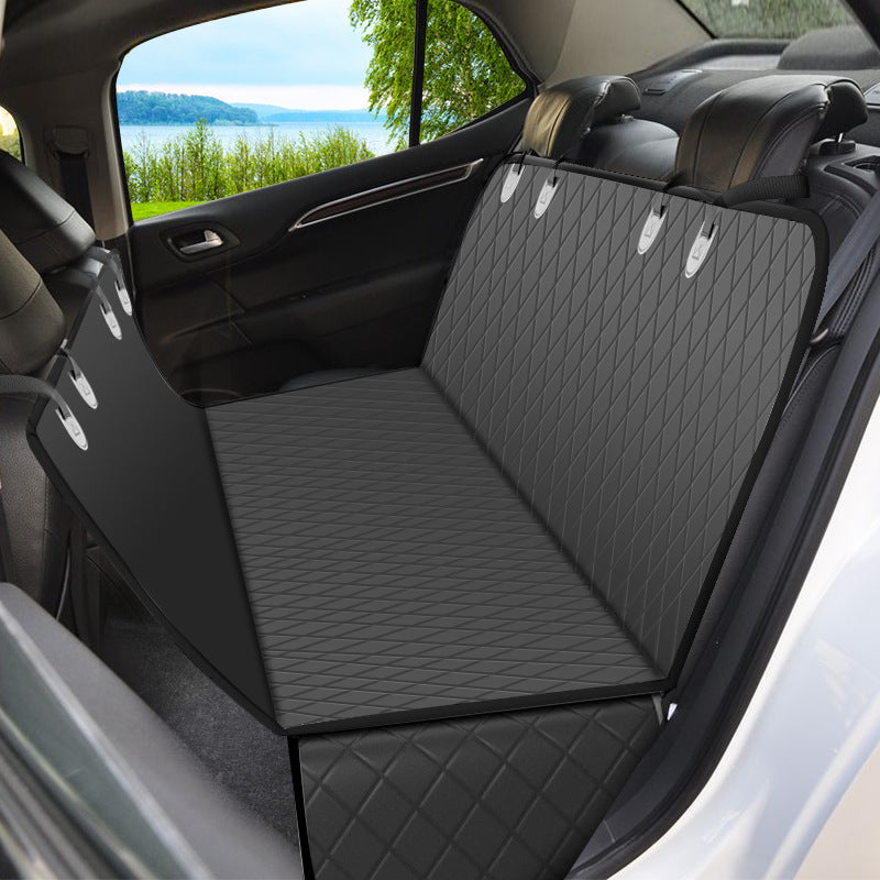Pet Supplies Foldable Waterproof Anti-fouling Car Mat for Rear Seat Use