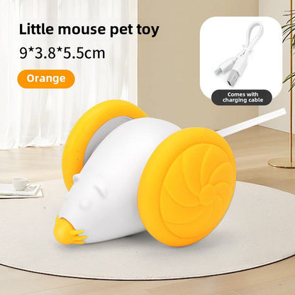 Pet Electric Toy Racing Car Mouse Laser Teaser Stick Self-entertainment Cat Artifact