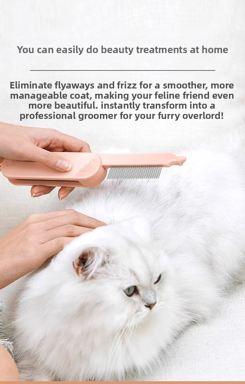 Cat Dog Long Hair Comb Pet Supplies Detangling Remove Floating Hair Cleaning Tool