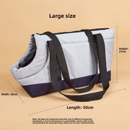 Portable Pet Carrier Bag for Small Dogs and Cats Outdoor Travel with Head Out Design All Season Comfort Shoulder Handbag