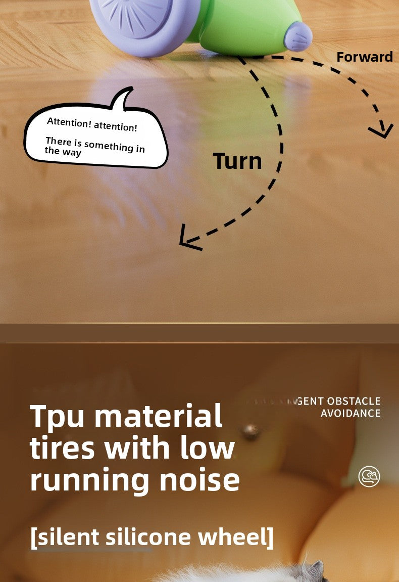 Automatic Rolling Cat Ball Toy Self Entertainment Pet Supplies for Indoor Cats Dogs Teaser Ball with Catnip Boredom Relief Interactive Kitten Toys