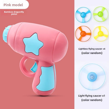 Bamboo Dragonfly Glowing Flying Disc Outdoor Cat Dog Plaything