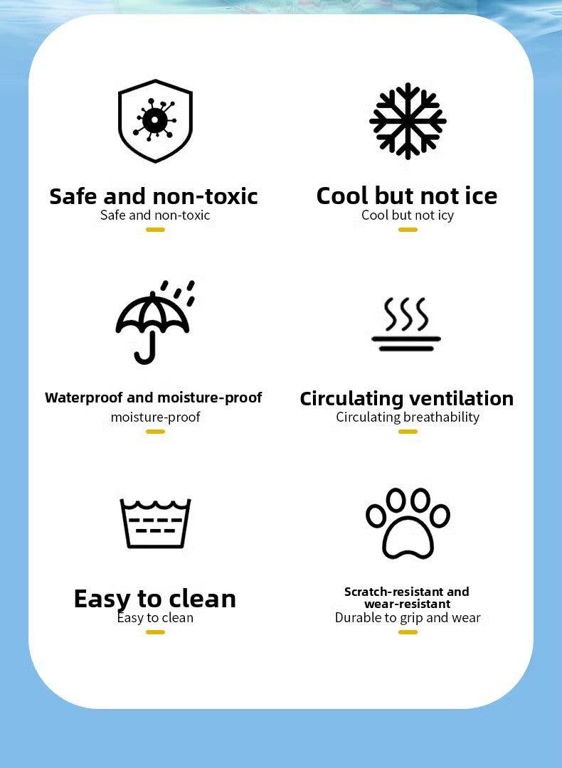 Dog Cat Summer Ice Mat Pet Cooling Sleeping Pad Nest Cooling Artifact