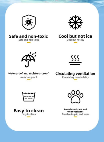 Dog Cat Summer Ice Mat Pet Cooling Sleeping Pad Nest Cooling Artifact