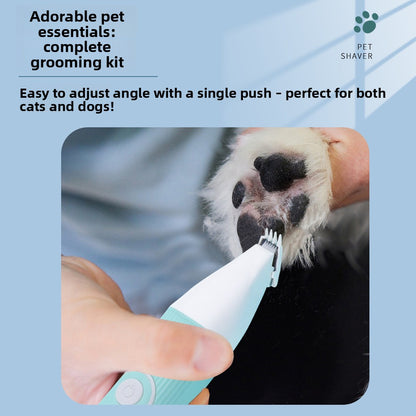 Pet Supplies New Pet Hair Trimmer Set Dog Electric Clipper Nail Grinder Pet Paw Hair Trimmer