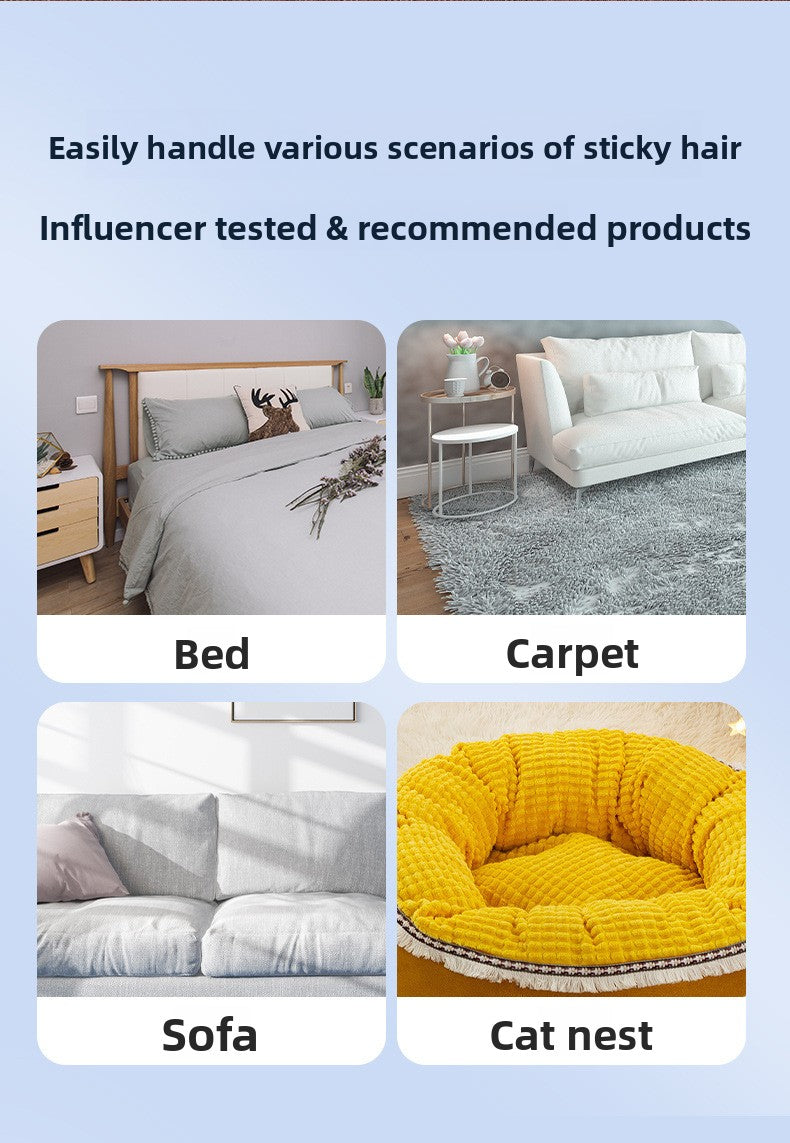 All in One Pet Hair Scraper Vacuum Cleaner for Cats Dogs Carpets