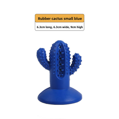 Puppy Small Dog Durable Cactus Molar Nipple Toy for Self-relief Biting