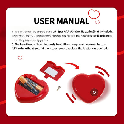 Pet Puppy Heartbeat Simulator for Anti-Anxiety Stress Relief Sound Vibration Sleep Aid Toy