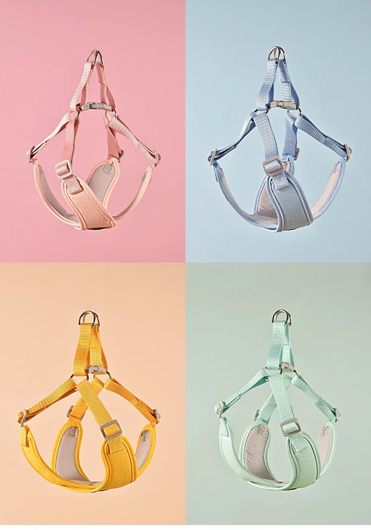 Dog Walking Vest Style Harness Leash for Small Medium Teddy Pomeranian Bichon