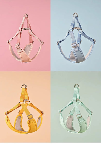 Dog Walking Vest Style Harness Leash for Small Medium Teddy Pomeranian Bichon