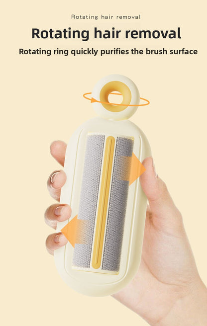 Electrostatic Pet Hair Remover Brush for Cats Dogs Furniture Lint Roller Reusable Fur Removal Tool for Couch Carpet Bedding and Clothing