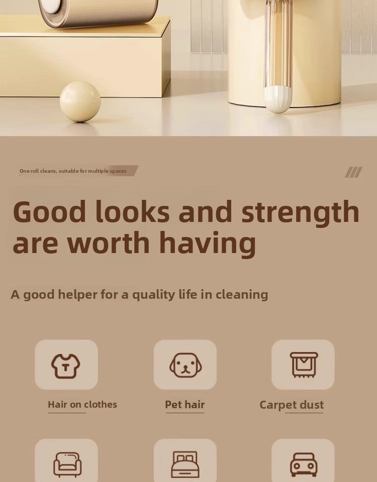 New Tearable Paper Lint Roller Core for Home Clothes and Pet Hair Cleaning Brush