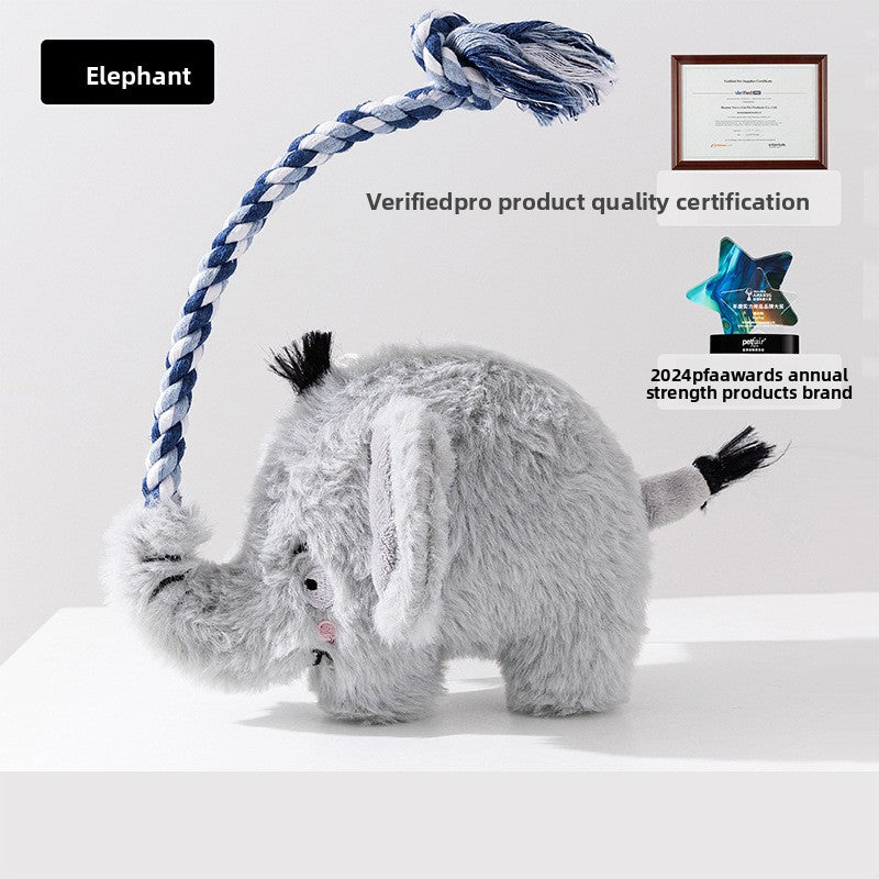 Durable Dinosaur Plush Dog Toy with Squeaker Interactive Chew Toy for Small Medium Dogs Tough Chewers Pet Supplies Puppy Teething