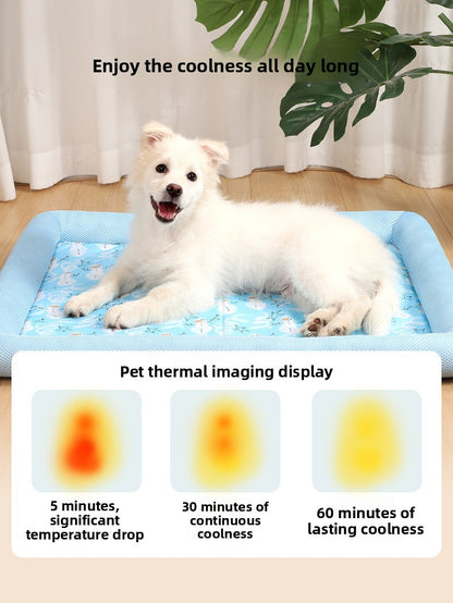 Universal AllSeason Pet Cool Nest Internet Celebrity Bed Mat for Small Medium Dogs Cats