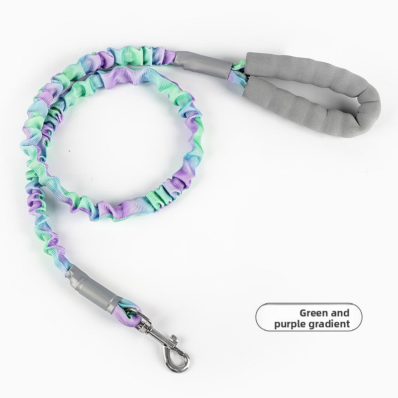 Elastic Rope Dog Leash Explosion Proof Anti Pull Pet Gear