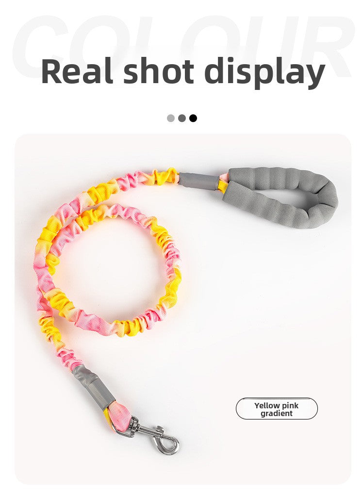 Elastic Rope Dog Leash Explosion Proof Anti Pull Pet Gear