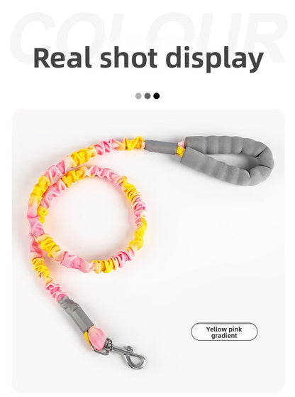 Elastic Rope Dog Leash Explosion Proof Anti Pull Pet Gear