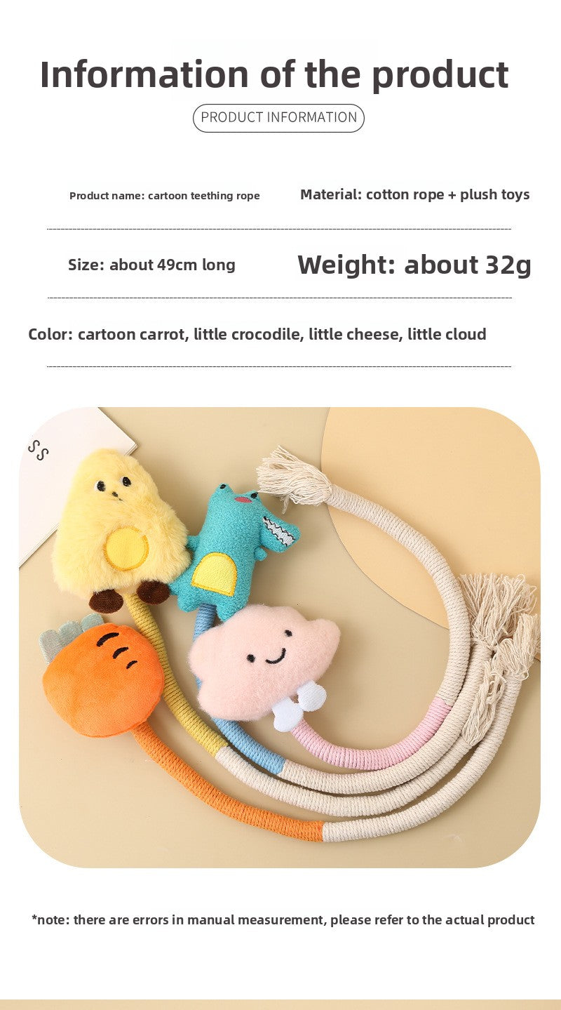 Cat Self-Entertainment Chew Rope Teeth Cleaning Artifact