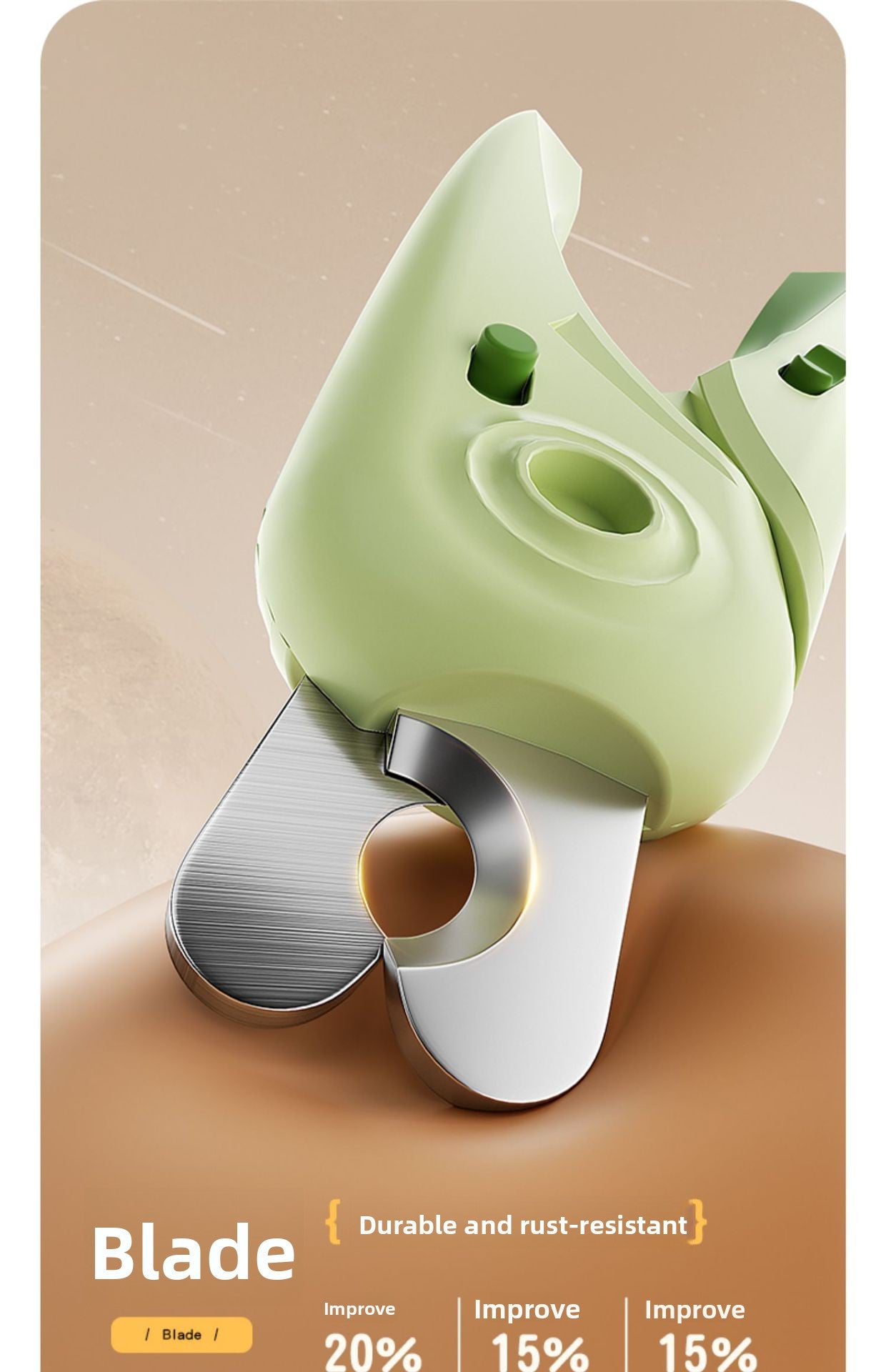 Beginner Friendly Cat Dog Nail Clipper with Light and Bloodline Indicator