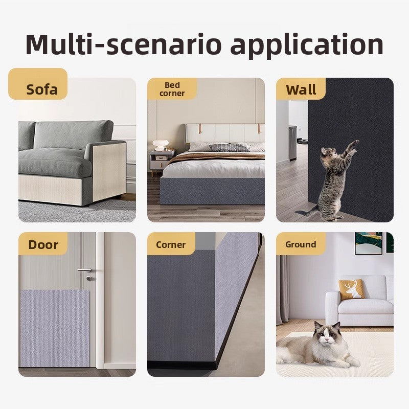 Cat Scratching Mat with Freestyle Cutting Durable ScratchResistant NonShedding Board Sticker