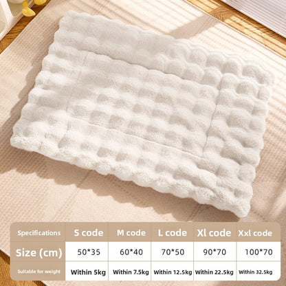 Electric Heating Pad for Cats and Dogs Waterproof Pet Warmer Mat Thermostat Control Ultra Soft Fleece Winter Bed for Puppy Kitten