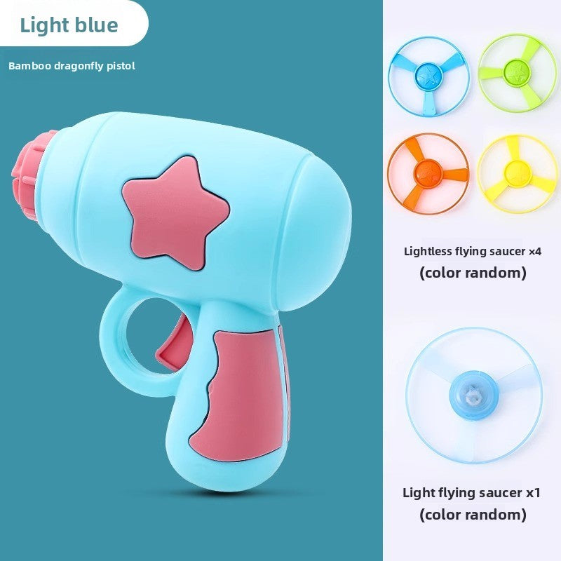 Bamboo Dragonfly Glowing Flying Disc Outdoor Cat Dog Plaything