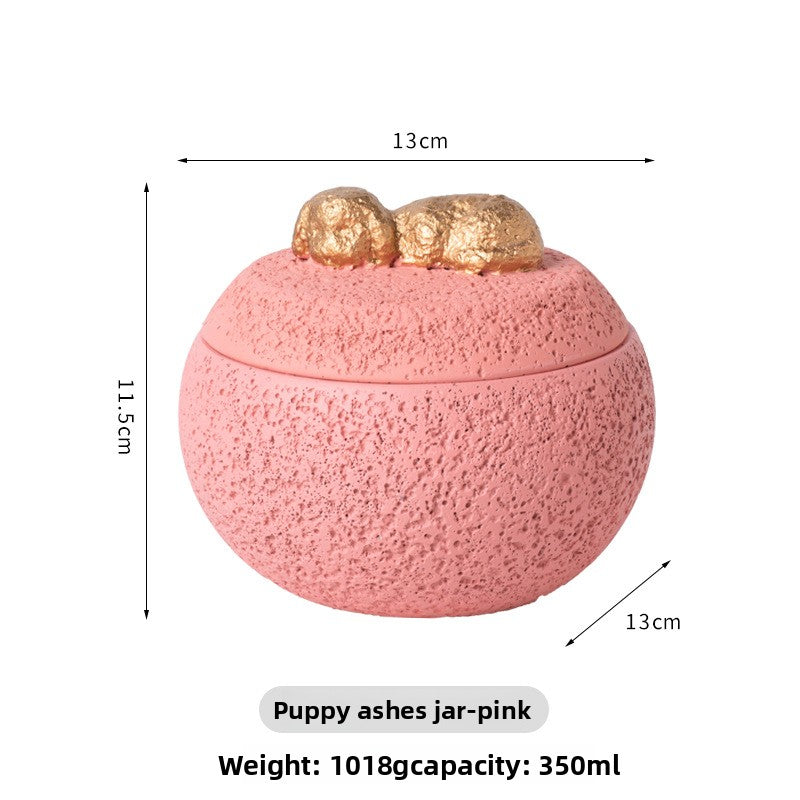 Pet Funeral Urn for Cats Dogs Cremation Memorial Box with Engraving Plate for Ashes Keepsake Aftercare Pet Loss Gift