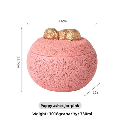 Pet Funeral Urn for Cats Dogs Cremation Memorial Box with Engraving Plate for Ashes Keepsake Aftercare Pet Loss Gift