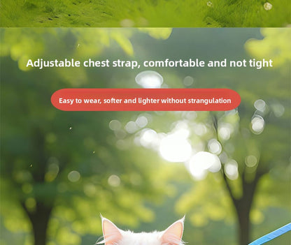 Adjustable Cat Harness and Leash No Pull Anti Escape Breathable Mesh Vest for Walking Reflective Strap Comfort Fit Small Medium Large Cats